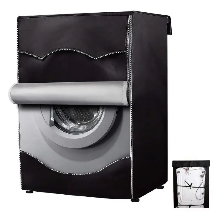 Premium Waterproof Front Load Washing Machine Cover – Dustproof, Scratch Resistant & Anti-Water Protective Cover for Automatic Washing Machine, Durable Home Appliance Protection Cover for Laundry Room
