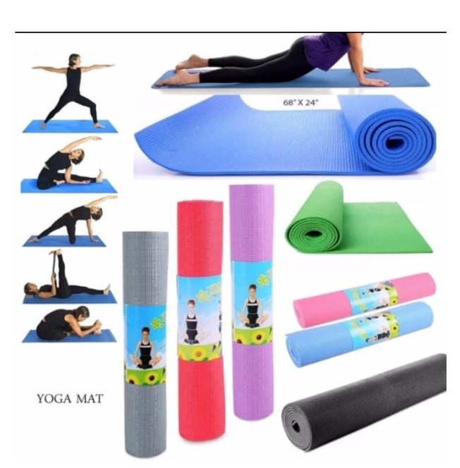 Non-Slip Fitness Yoga Mat – Soft & Durable 💪🧘 “Soft, non-slip yoga mat designed for comfort, balance, and safe workouts.” “Perfect for yoga, stretching, home workouts, and gym exercises.