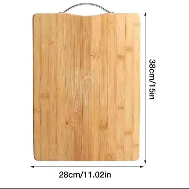 Premium Natural Bamboo Wooden Chopping Board High quality cutting board Knife friendly Strong and Durable Nice upgrade for your Kitchen
