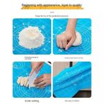 Silicon kneading chapati mats non stick pastry mat with measurement markings