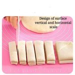 Silicon kneading chapati mats non stick pastry mat with measurement markings