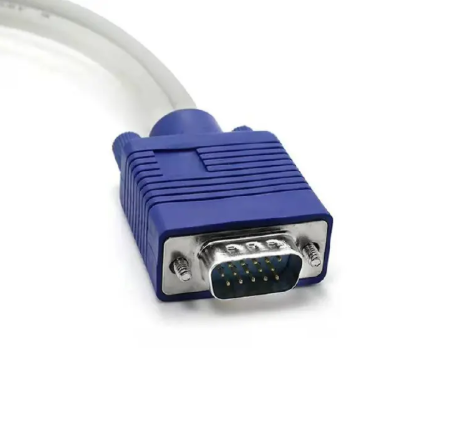 VGA 2-Way Splitter Cable 0.3M | 1 PC to 2 Monitors | Duplicate Display | For Desktop & Laptop