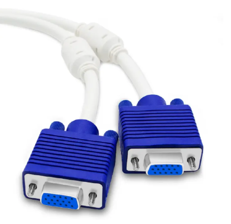 VGA 2-Way Splitter Cable 0.3M | 1 PC to 2 Monitors | Duplicate Display | For Desktop & Laptop