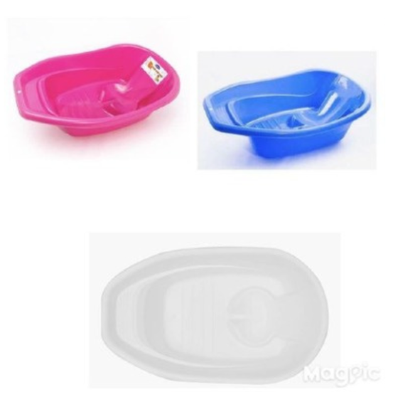 Plastic Infant Baby Bath Tub for Children Washing - Baby Wash Basin Bucket / Baby Bath Tub With Support Area.Large,Safe,Smooth and Comfort Bath Tub.