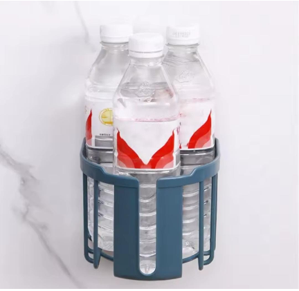 Punch-Free Toilet Paper Holder, Available in all colors , comes with stickers , Sticks on most wall surfaces, Strong Kitchen Basket, Bathroom Accessories -