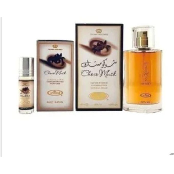 Al Rehab Choco Musk Perfume & Oil - Unisex, 50 ml, Vanilla & Chocolate Scent