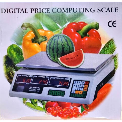 ACS 30KG Digital Price Computing Scale Armless Electronic Weighing Scale with LCD Display