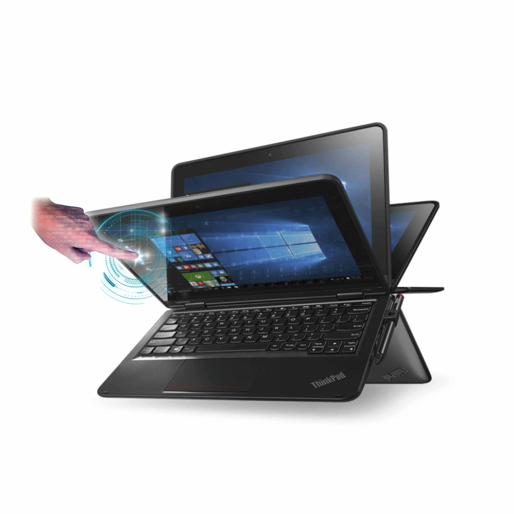 Original Professionally Refurbished Lenovo ThinkPad Yoga 11e X360 2-in-1 Laptop – Intel 1.3GHz, 4GB RAM, 128GB SSD, 13.3" FHD Touchscreen, Windows 11 Pro, Office, HDMI, USB, Ethernet + FREE Bag & Mous