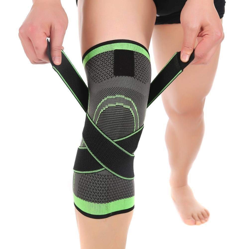 Knee Braces for Knee Pain, 1 Pack Knee Compression Sleeve, Knee Support for Sports Workout Weightlifting Basketball, Knee Sleeve for Joint Pain and Arthritis Relief