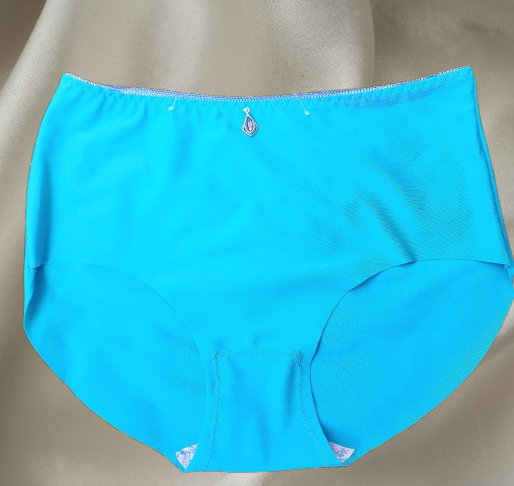 💎 3PCS SMOOTH FIT • MINIMAL DETAIL 💎 Women’s Seamless Panties – Solid Color Cheeky Full Coverage with Small Pendant Accent