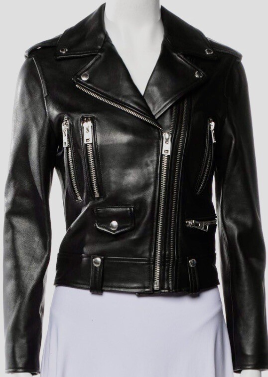 🖤✨ Ladies Black Leather Jacket with Belt – Stylish Fashion Outerwear 🧥 Premium Biker Style Jacket 💎 Elegant Streetwear Collection