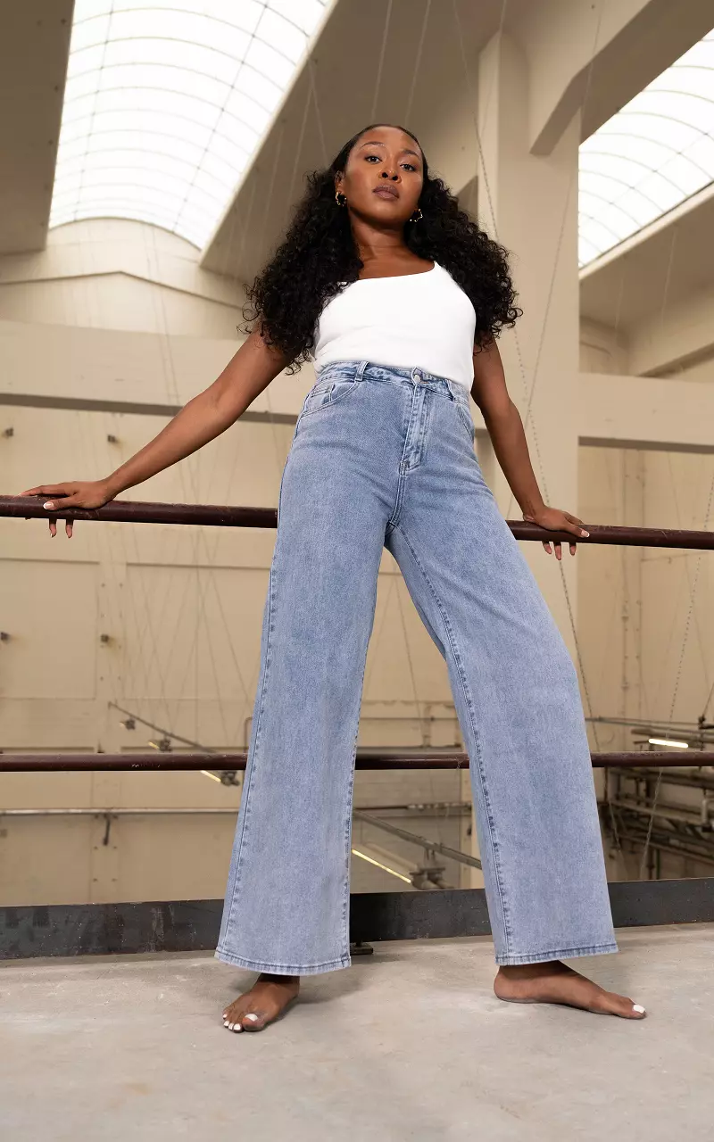 👖💙 Ladies Mummy Jeans – High Waist Casual Denim Pants ✨ Comfortable Everyday Fashion 👑 Trendy Streetwear Collection