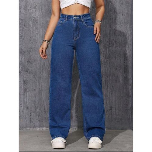 👖💙 Ladies Mummy Jeans – High Waist Casual Denim Pants ✨ Comfortable Everyday Fashion 👑 Trendy Streetwear Collection
