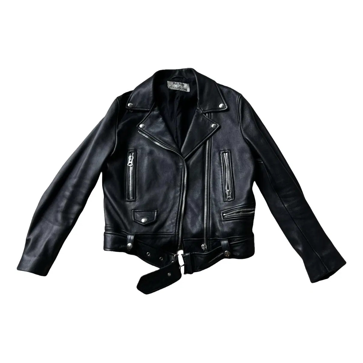 🖤✨ Ladies Black Leather Jacket with Belt – Stylish Fashion Outerwear 🧥 Premium Biker Style Jacket 💎 Elegant Streetwear Collection