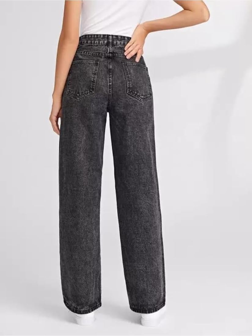 👖💙 Ladies Mummy Jeans – High Waist Casual Denim Pants ✨ Comfortable Everyday Fashion 👑 Trendy Streetwear Collection