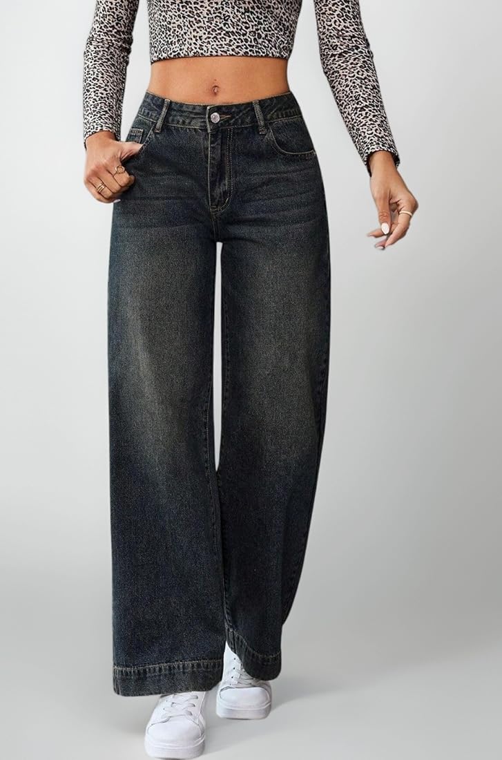 👖💙 Ladies Mummy Jeans – High Waist Casual Denim Pants ✨ Comfortable Everyday Fashion 👑 Trendy Streetwear Collection