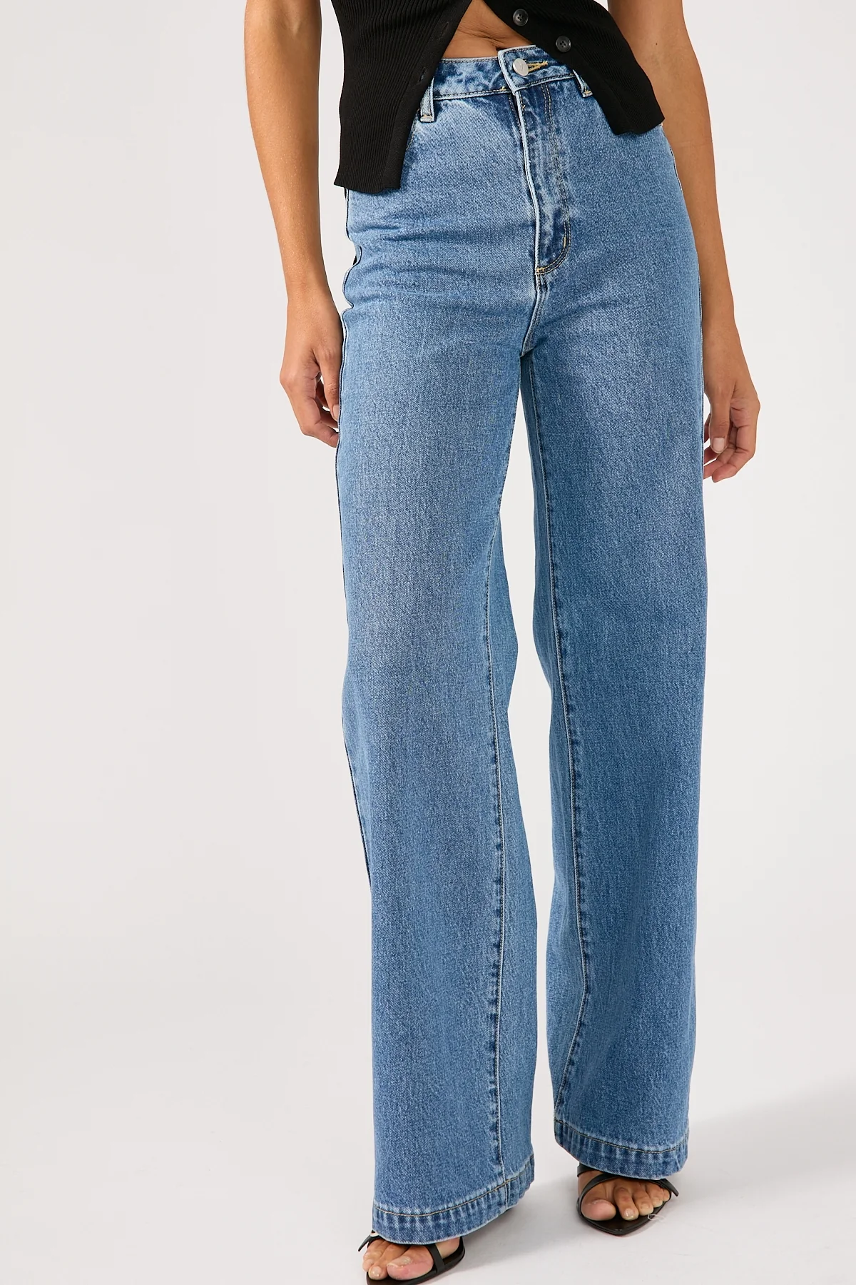 👖💙 Ladies Mummy Jeans – High Waist Casual Denim Pants ✨ Comfortable Everyday Fashion 👑 Trendy Streetwear Collection