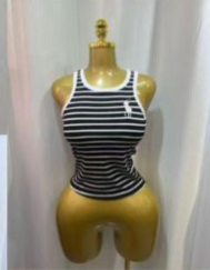 🤍🖤 Ladies Striped Vest Top – Sleeveless Casual Tank Top ✨ Soft Comfortable Fashion Wear 🌸 Trendy Everyday Essential