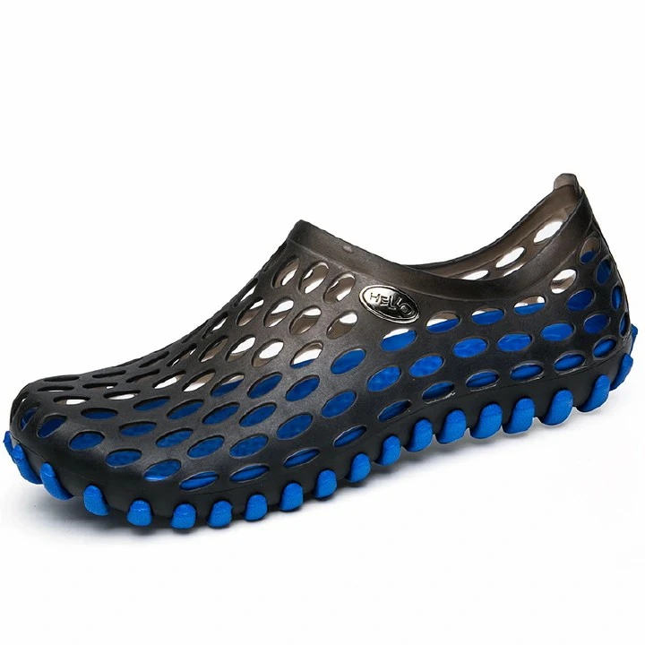 Men Sandals Outdoors Breathable Beach Shoes Clogs Hole Slippers Mules Clogs Garden Shoes