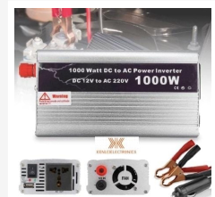1000W DC 12V to AC 220V portable car power inverter charger converter adapter