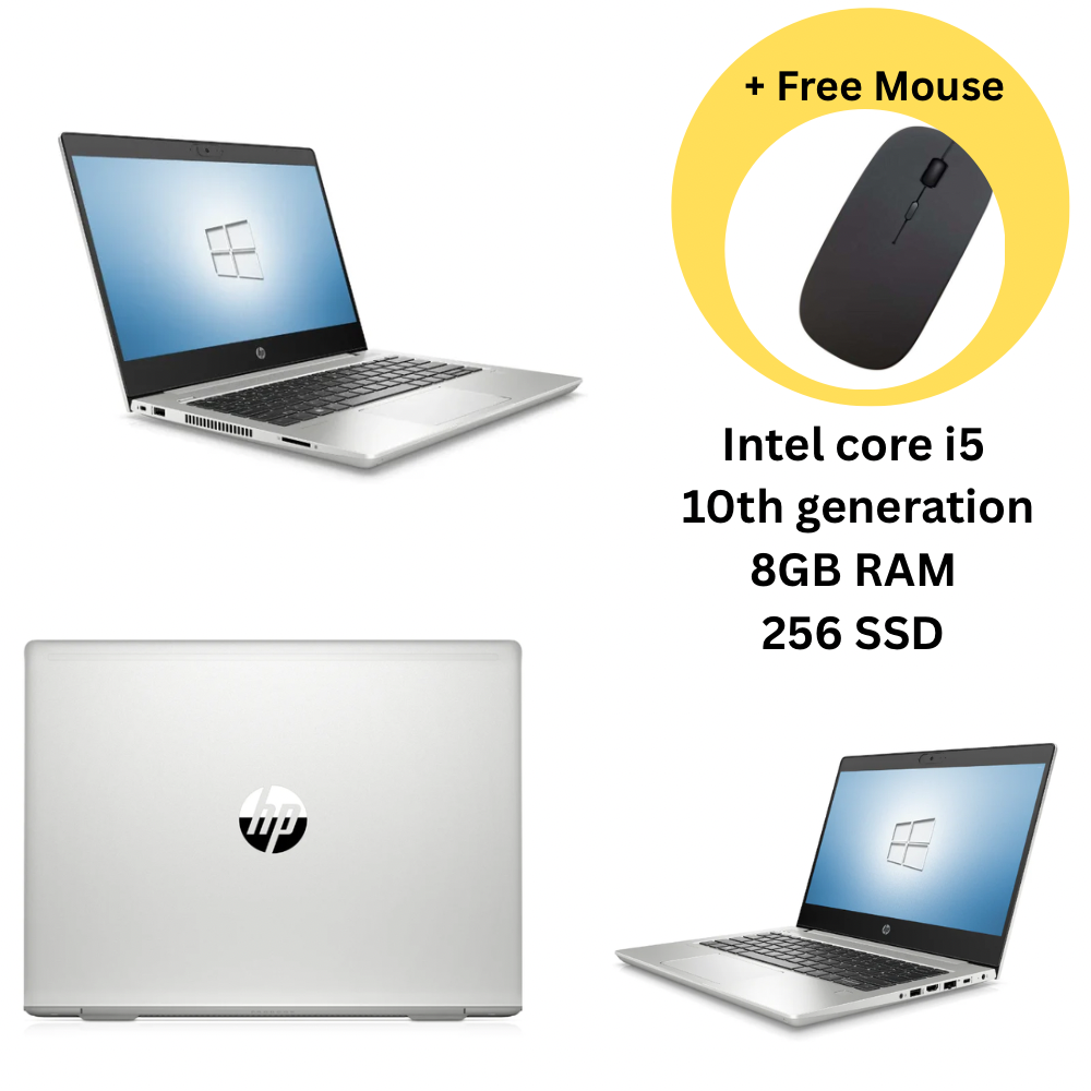 Hp ProBook 430 G7 (10th Gen) laptop – Core i5 | 8GB RAM | 256GB SSD windows 11 + mouse