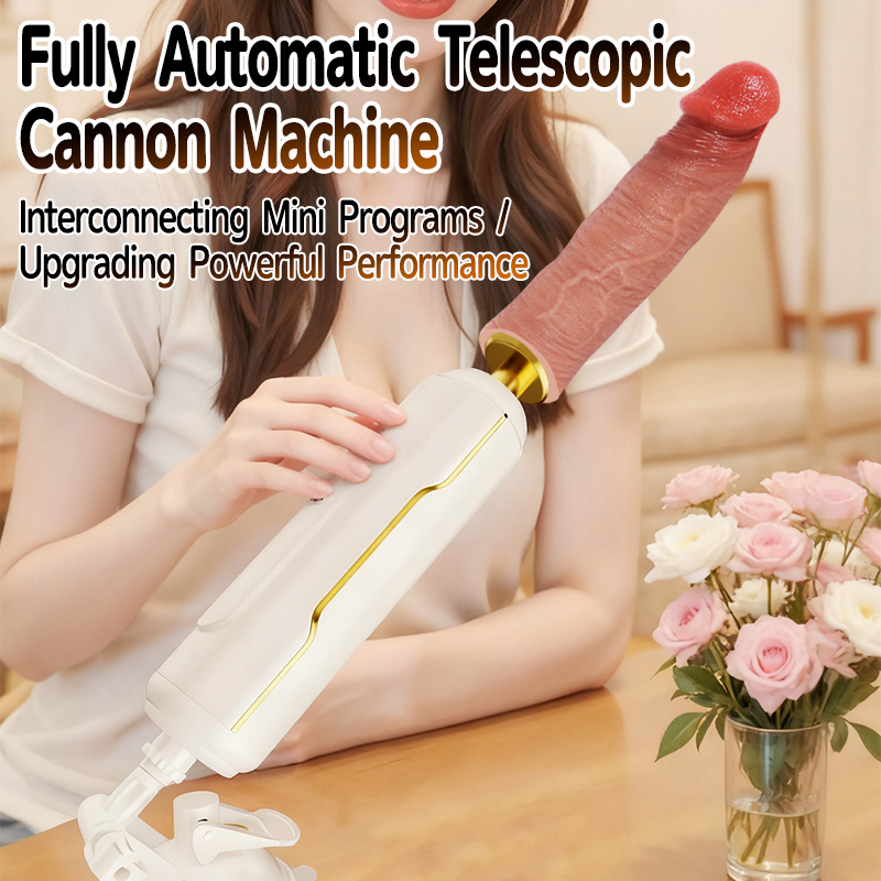 Electric Telescopic Thrusting Vibrator Dildo, Rideable Adult Sex Toy for Women and Couples, Silicone, 6 Frequency Settings, Approx. 37cm, Adjustable Positions, Couples Gift view 3