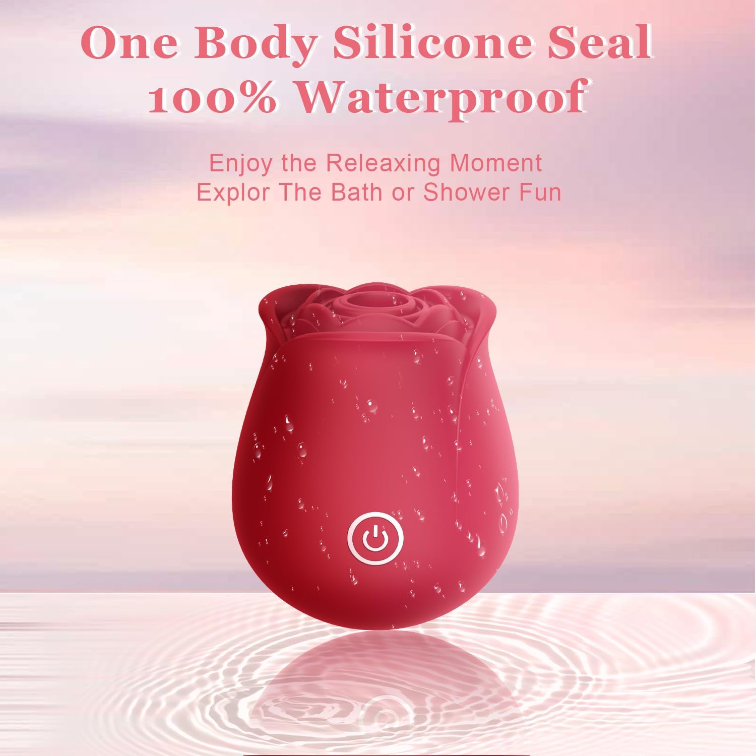 12th Sale Price - Early Access Women Rose Clitoris Sucking Vibrator Nipples Sucker Oral Stimulator Powerful Waterproof Rechargeable Adult Compact Foreplay Sex Toy Mini Massager Gift For Girlfriend