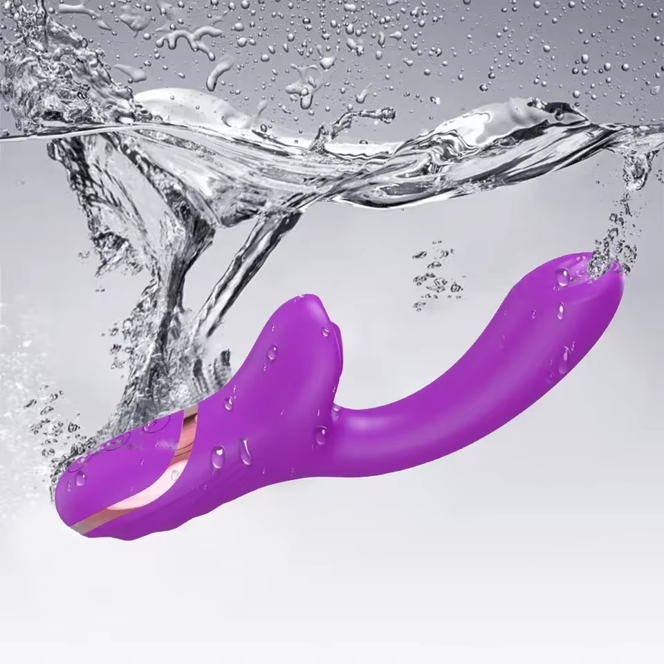 Purple Mini Electric Vibrator Sex Toy, ABS and Silicone Adult Massager with 10 Vibration & Suction Modes, Water-Resistant Compact Portable Stimulator for Women and Couples, Adult Sex Toys view 7