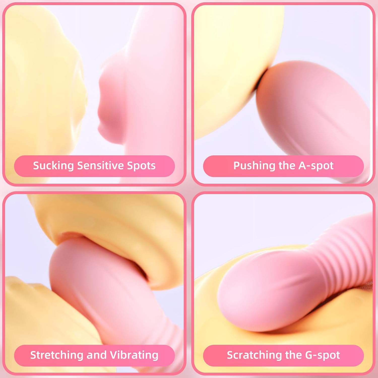 2-in-1 Wearable Electric Vibrator, G-Spot and Clitoral Stimulator with Nipple Vibration and Suction Stimulation, App-Enabled Adult Sex Toy for Women, Couples Play, Intimate Use and Gifts view 7