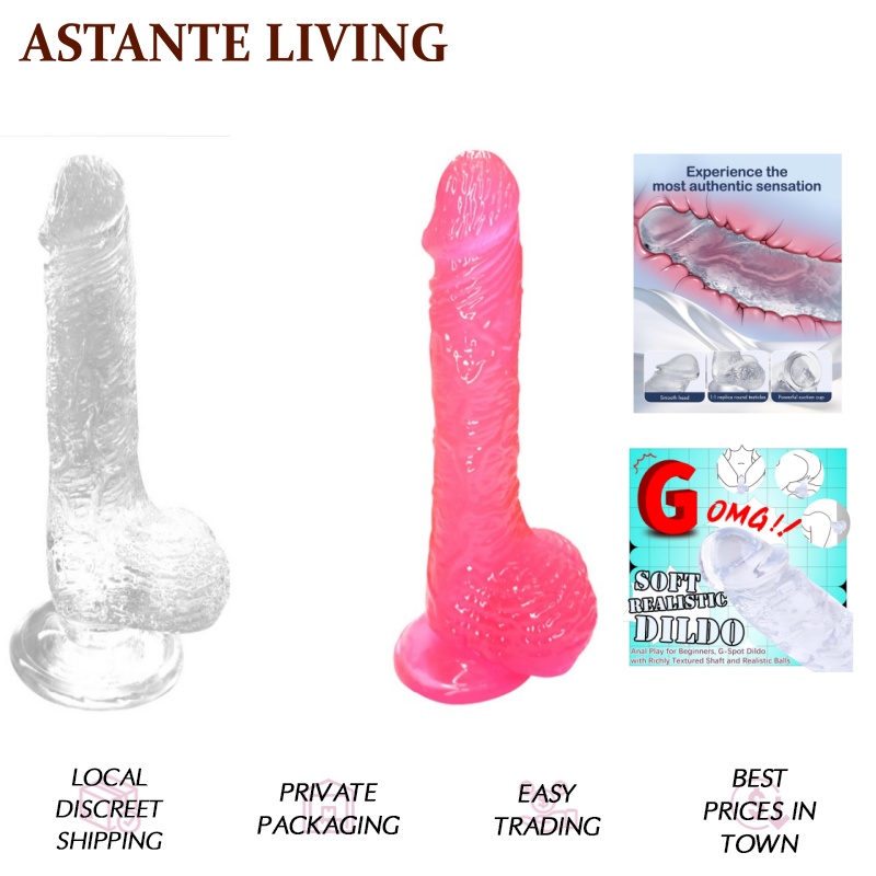 2 Colors Dildo Options Realistic Silicone Dildos Colorful Monster Cock with Balls Suction Cup G-Spot Anal Lifelike Curved Adult Sex Toy for Women Perfect Love Gift for Couples Girlfriend Wife
