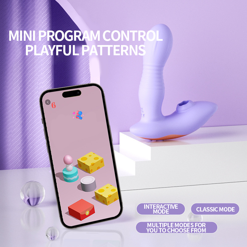 2-in-1 Wearable Electric Vibrator, G-Spot and Clitoral Stimulator with Nipple Vibration and Suction Stimulation, App-Enabled Adult Sex Toy for Women, Couples Play, Intimate Use and Gifts view 8