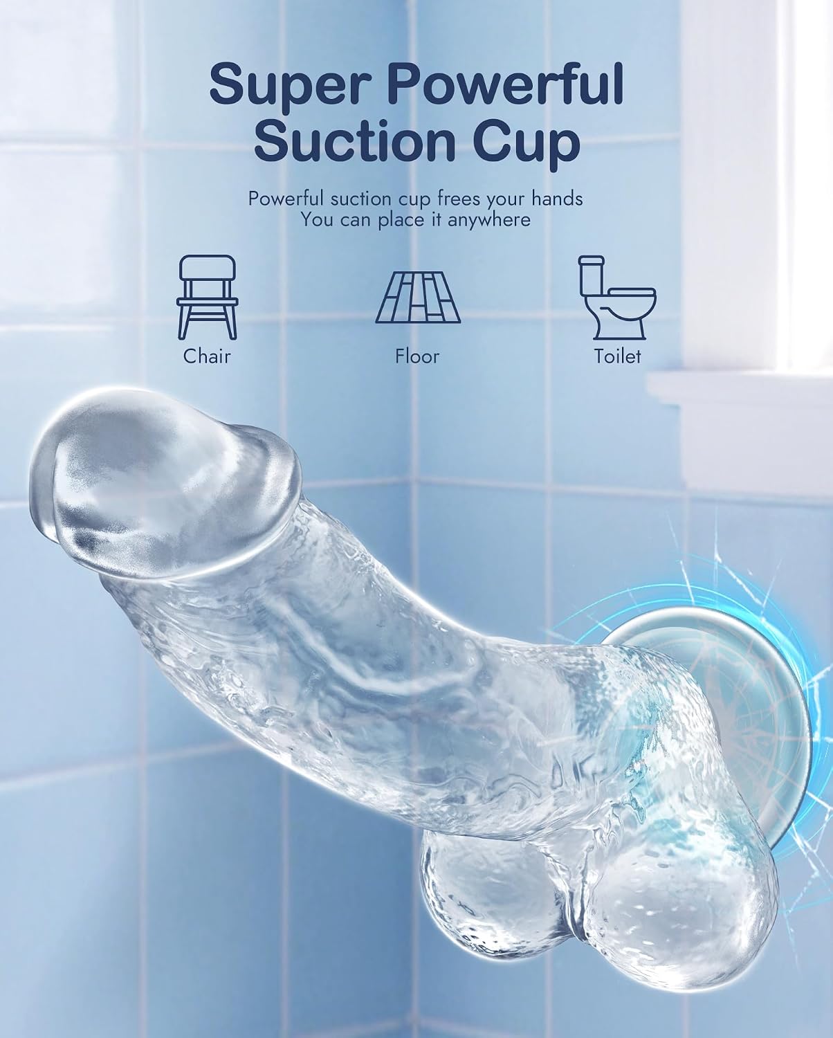 2 Colors Dildo Options Realistic Silicone Dildos Colorful Monster Cock with Balls Suction Cup G-Spot Anal Lifelike Curved Adult Sex Toy for Women Perfect Love Gift for Couples Girlfriend Wife