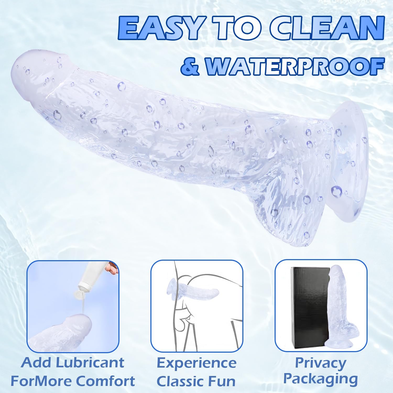 2 Colors Dildo Options Realistic Silicone Dildos Colorful Monster Cock with Balls Suction Cup G-Spot Anal Lifelike Curved Adult Sex Toy for Women Perfect Love Gift for Couples Girlfriend Wife