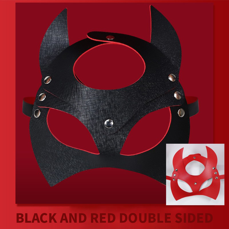 12-Piece BDSM Bondage Restraints Set, Adult Sex Toys with Plush and Leather Accessories, Black and Red Bondage Gear for Role Play, Foreplay Teasing and Master-Slave Games, Sexual Wellness