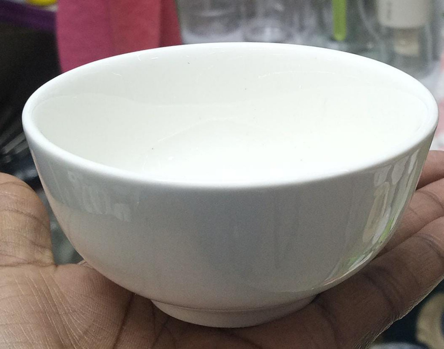 4 Inch White Ceramic Bowls 6pcs Set – Simple Elegant Serving Bowls for Desserts, Snacks, Sauces and Individual Portions, Versatile Ceramic Kitchen Tableware for Everyday Dining and Entertaining
