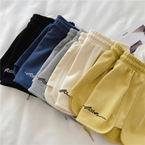 Sports Short Men's Running Casual Wide Leg Women Hot Pants Couples Loose Large Size Outer Wear Fitness Shorts Pajamas