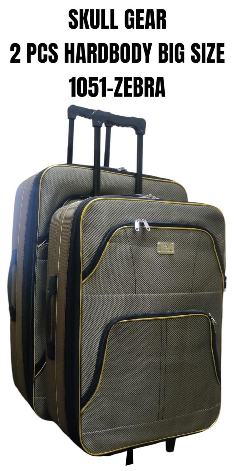 GRAB YOURS TODAY🛒✔️2PC MEDIUM AND LARGE] Fabric Travel Suitcase & Briefcase - Spacious & Durable🥳🥳Crafted from durable fabric, this multifunctional bag seamlessly transitions from a spacious suitca