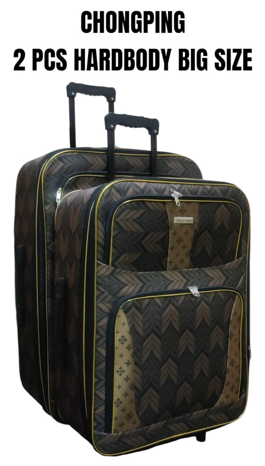 GRAB YOURS TODAY🛒✔️2PC MEDIUM AND LARGE] Fabric Travel Suitcase & Briefcase - Spacious & Durable🥳🥳Crafted from durable fabric, this multifunctional bag seamlessly transitions from a spacious suitca