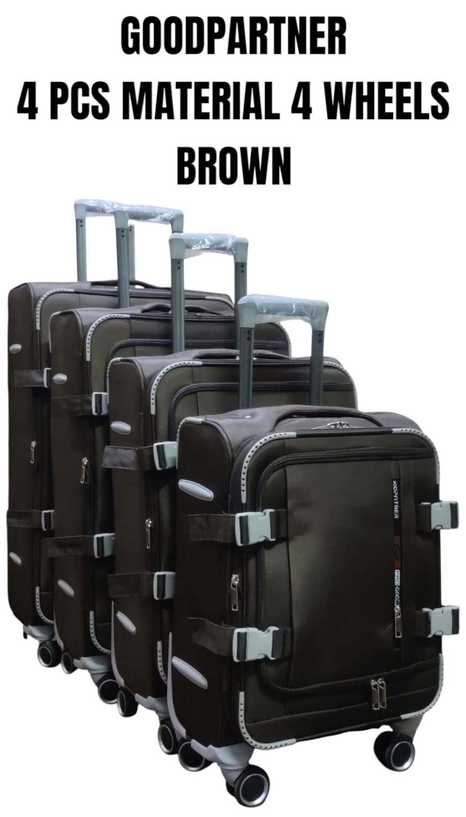 BEST HIGH QUALITY🥳4 IN 1 Fabric LAXURIOUS SUITCASE BRIEFCASE TRAVEL BAG✔️✔️Stylish travel suitcase
Made from durable fabric 
Comes with a set 360-degree 
Large and spacious 
Strong handles