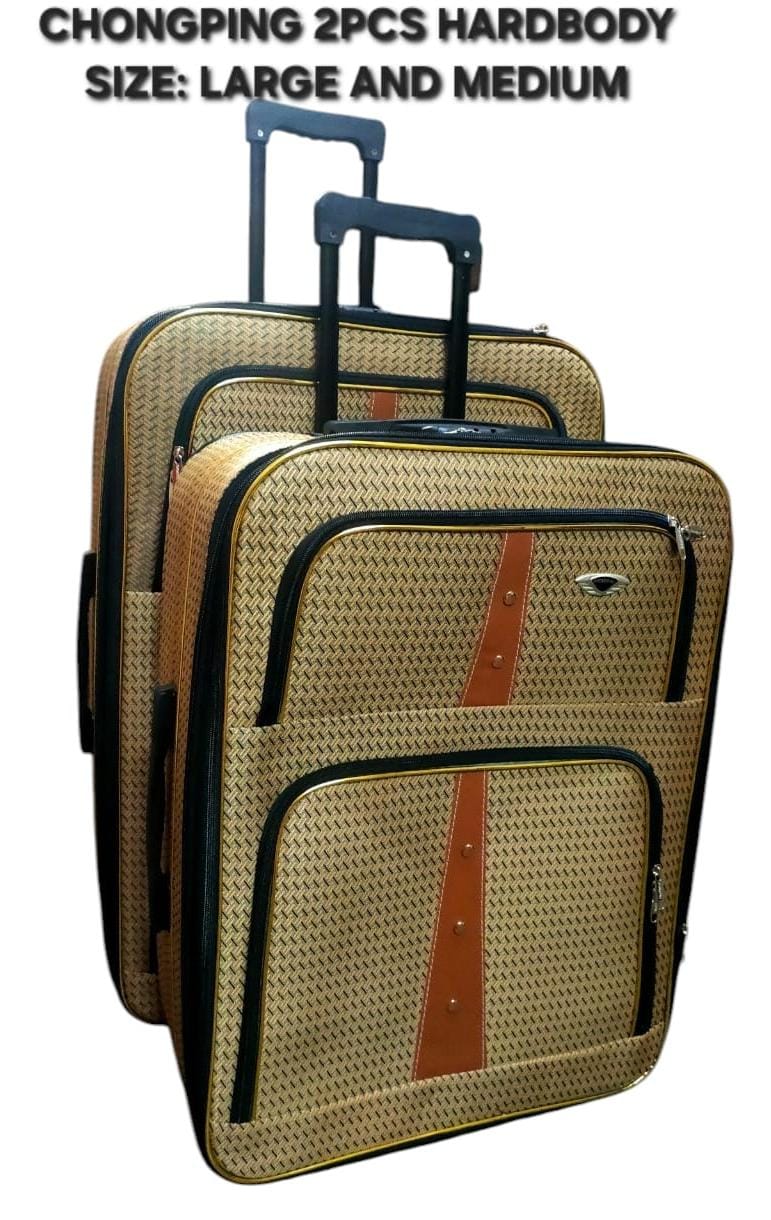 GRAB YOURS TODAY🛒✔️2PC MEDIUM AND LARGE] Fabric Travel Suitcase & Briefcase - Spacious & Durable🥳🥳Crafted from durable fabric, this multifunctional bag seamlessly transitions from a spacious suitca