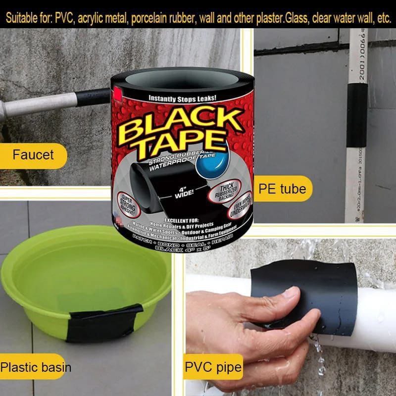 *Flex Tape - Rubberized Waterproof Tape✔️✔️Use On: PVC, acrylic, metal, steel, copper, aluminum, wood, ceramic, porcelain, tile, glass,
Rubber, fiberglass, stucco, plaster, stone, dry wall, EPDM roofs