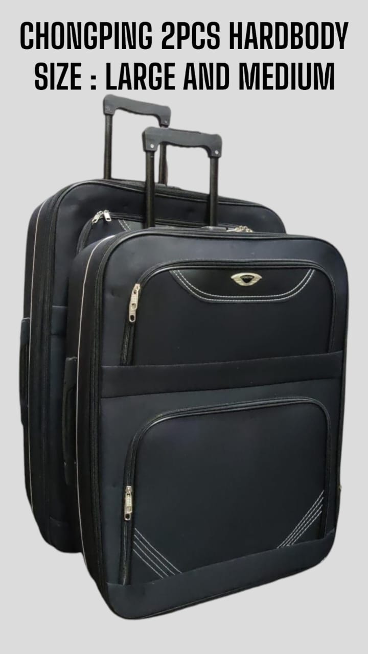 GRAB YOURS TODAY🛒✔️2PC MEDIUM AND LARGE] Fabric Travel Suitcase & Briefcase - Spacious & Durable🥳🥳Crafted from durable fabric, this multifunctional bag seamlessly transitions from a spacious suitca