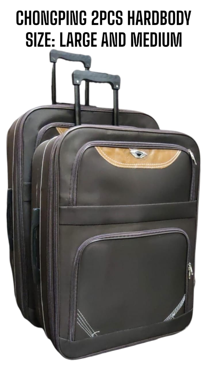 GRAB YOURS TODAY🛒✔️2PC MEDIUM AND LARGE] Fabric Travel Suitcase & Briefcase - Spacious & Durable🥳🥳Crafted from durable fabric, this multifunctional bag seamlessly transitions from a spacious suitca