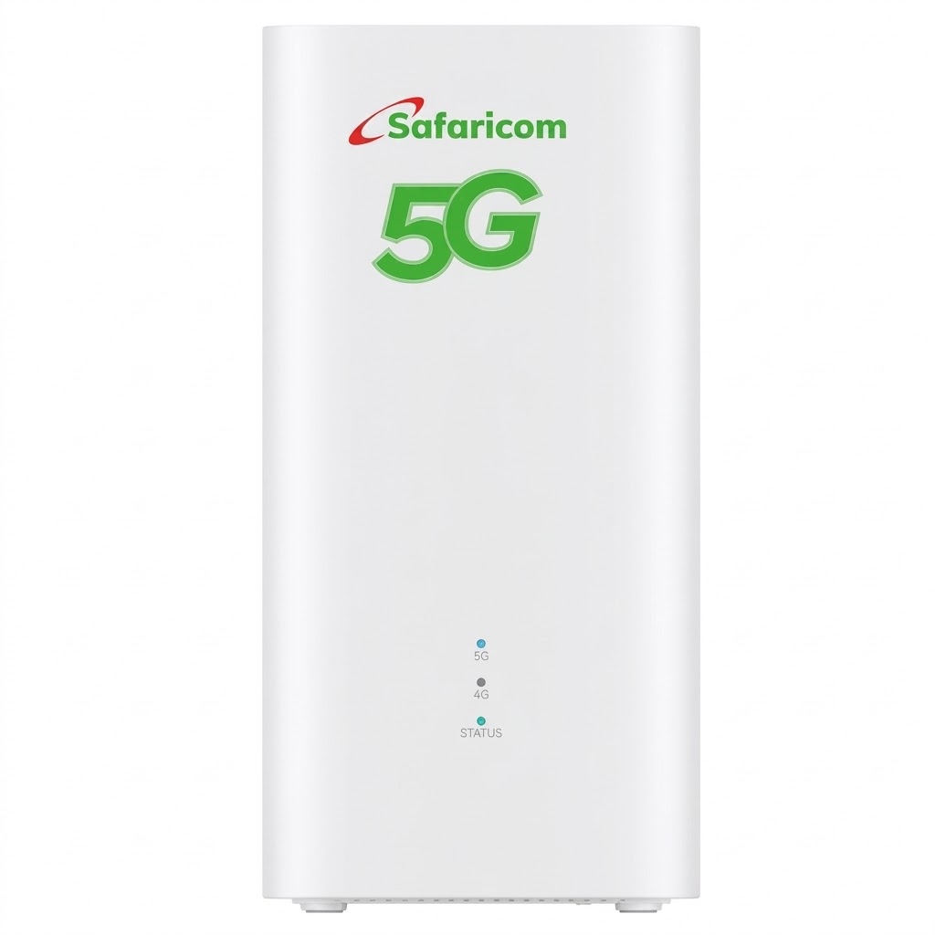 Safaricom 5G WiFi Router Up to 2400 Mbps , WiFi 6 , 128-Device Connection Huawei Wireless Indoor Router With UP Power Bank Get 1 MONTH FOR 2,999 KSH Subscription. Indoor HUAWEI 5G CPE 5 HCPE H153-381