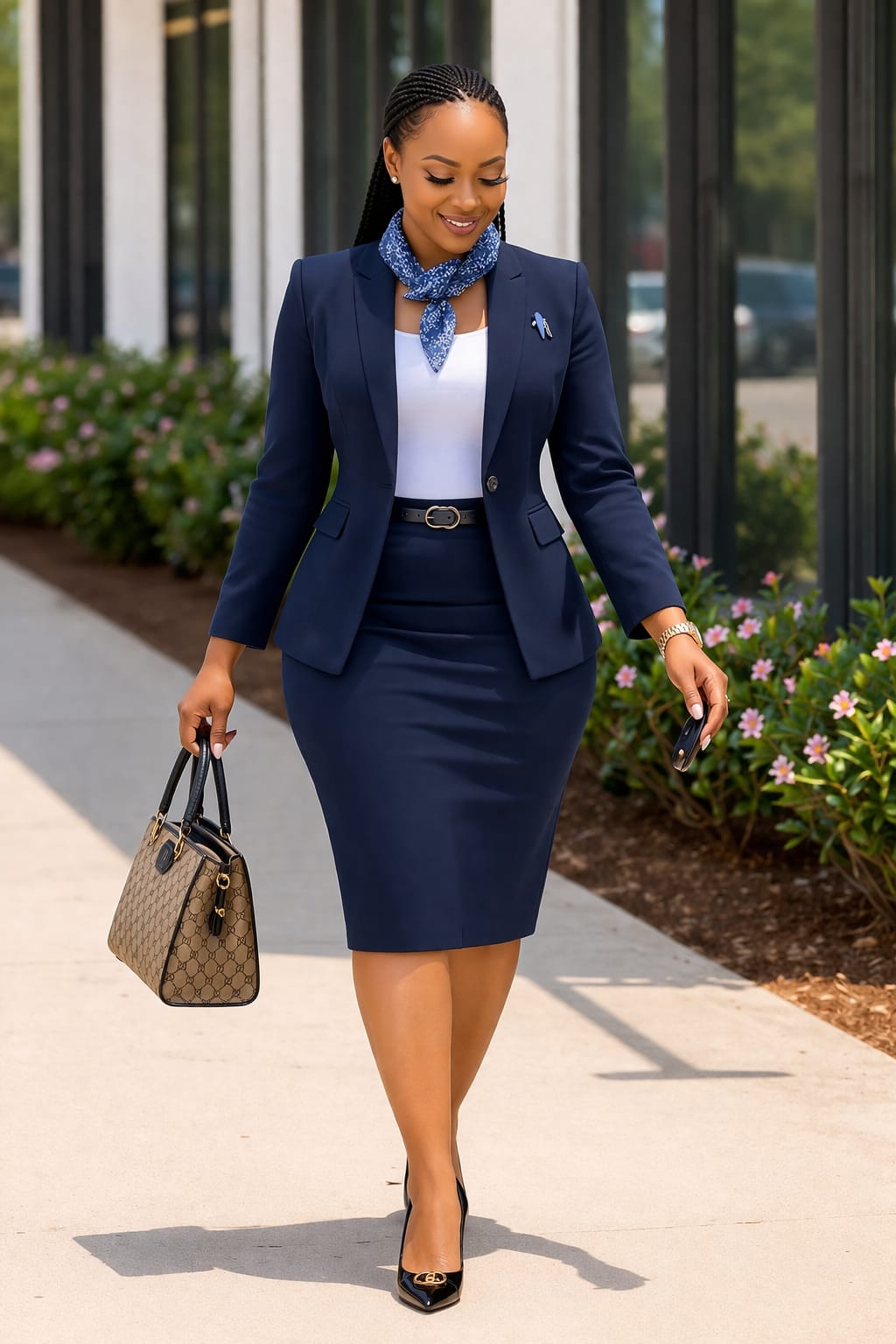 Best price for Dress and coat plus scaf official Clothing Color-Navy ...