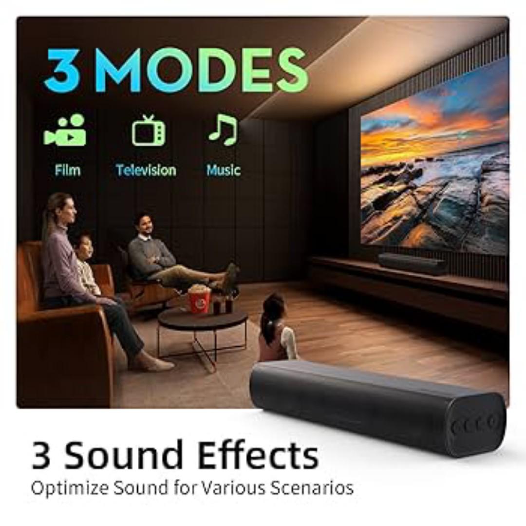 VISION PLUS VP2111SB 2.1 CH SOUND BAR 240W,BLUETOOTH,AUX,USB,HDMI - BLACK-1 YEAR WARRANTY