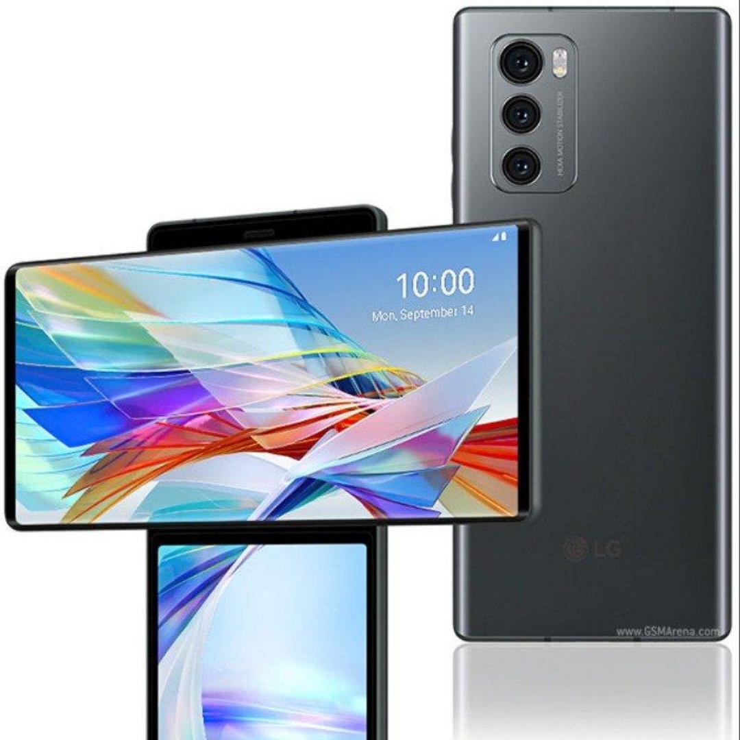 LG WING 5G — The Phone That Swivels 128gb 8gb ram Aurora Gray 64MP camera