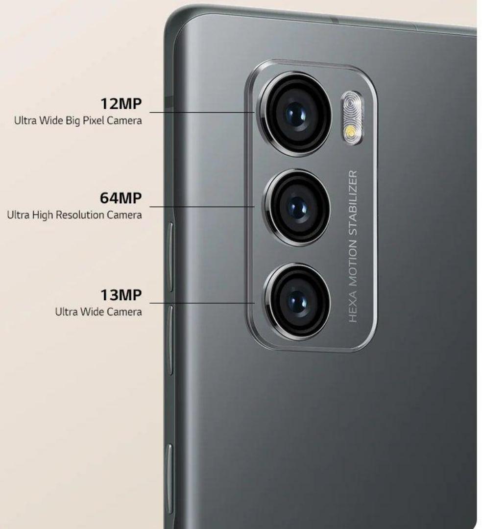LG WING 5G — The Phone That Swivels 128gb 8gb ram Aurora Gray 64MP camera