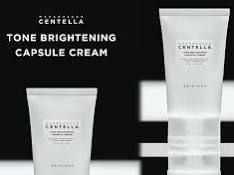 SKIN1004 Centella Capsule Cream with Niacinamide & Tranexamic Acid - Hydrating Face Cream with Madagascar Centella