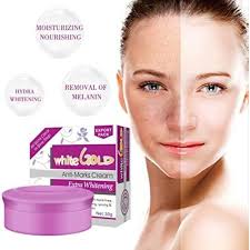 White Gold Anti-Marks Cream, Extra Brightening, for Fresh Mark Free, Freckle Free, Even Tone Skin